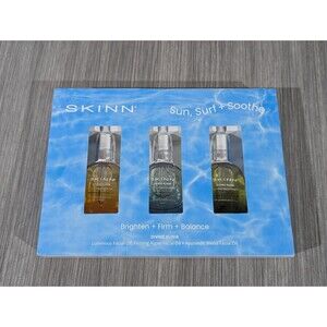 SKINN Cosmetics New Divine Elixir Ayurvedic Algae Luminous Oil 3 pack Travel Set